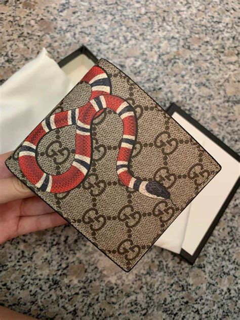 replica aaa gucci wallet snake|gucci wallet stitching.